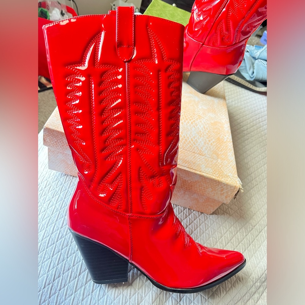 Cape Robbin Red Heeled Boots